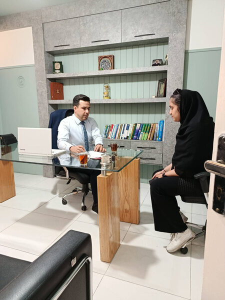 جلسه‌ی کوچینگ فردی درجریان